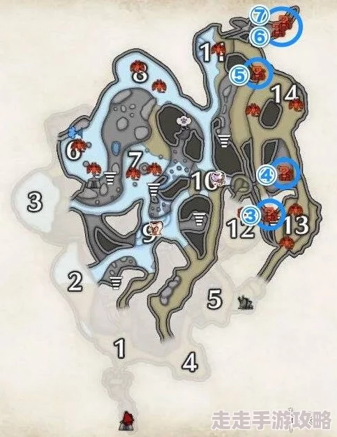 怪物猎人曙光:揭秘巨甲虫瘴气之谷与熔岩之谷地图分布 怪物猎人曙光:揭秘巨甲虫瘴气之谷与熔岩之谷地图分布