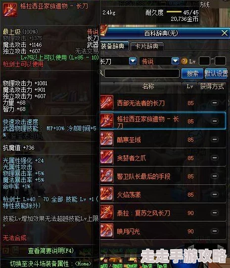 DNF枪剑士职业大揭秘：哪个枪剑士角色更强势？
